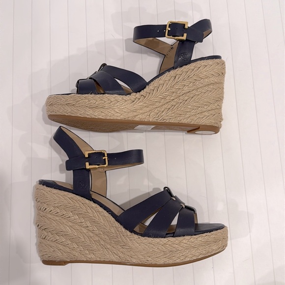 Lauren Ralph Lauren Soffia Calfskin Espadrille size 6 1/2 - Picture 3 of 6